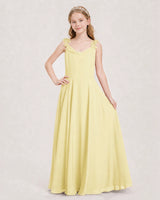 Daffodil Ball Gown Junior Bridesmaid Dress Front