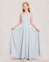 Mist Ball Gown Junior Bridesmaid Dress Hem