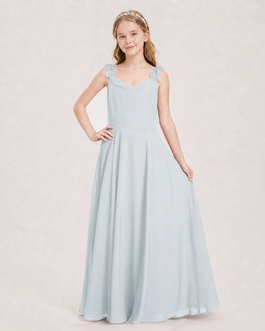 Mist Ball Gown Junior Bridesmaid Dress Front