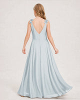 Mist Ball Gown Junior Bridesmaid Dress Back