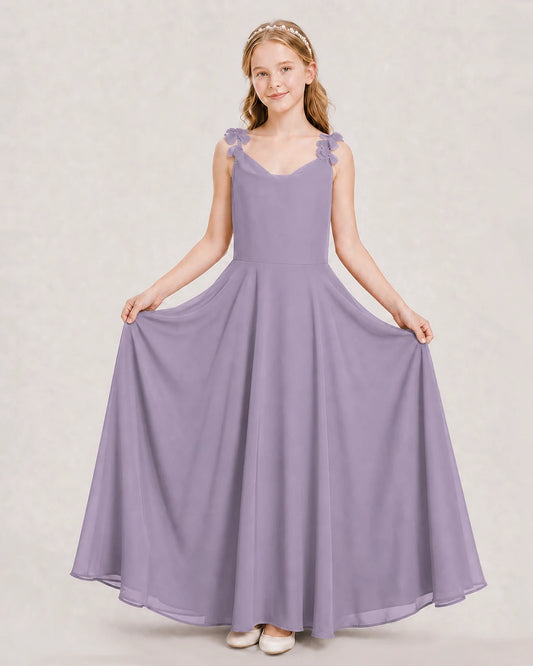Wisteria Ball Gown Junior Bridesmaid Dress Hem
