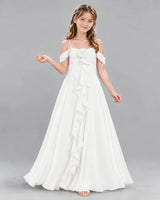 Ivory Ball Gown Junior Bridesmaid Dress Front