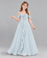 Mist Ball Gown Junior Bridesmaid Dress Front