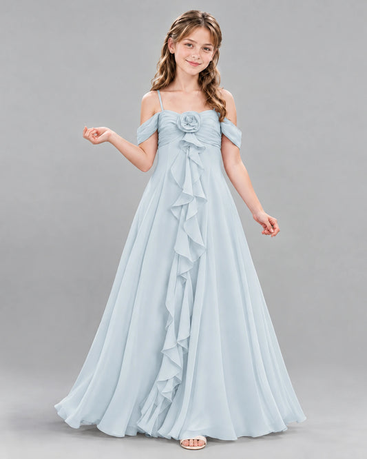 Mist Ball Gown Junior Bridesmaid Dress Front