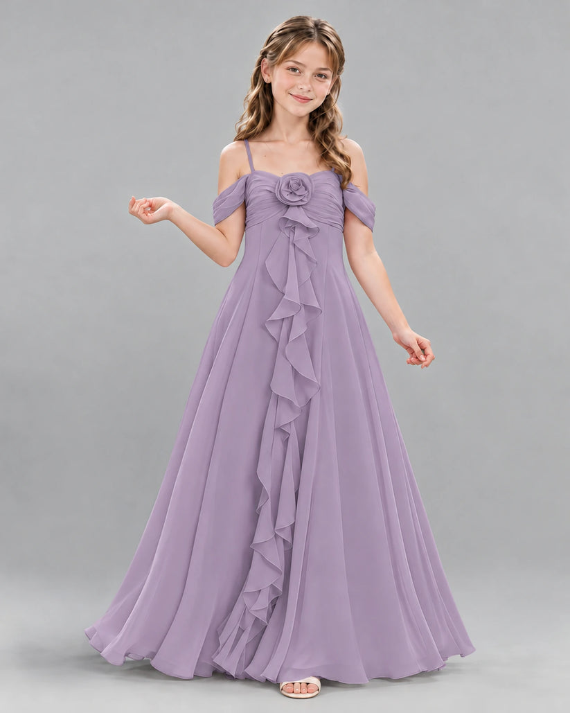 Wisteria Ball Gown Junior Bridesmaid Dress Front