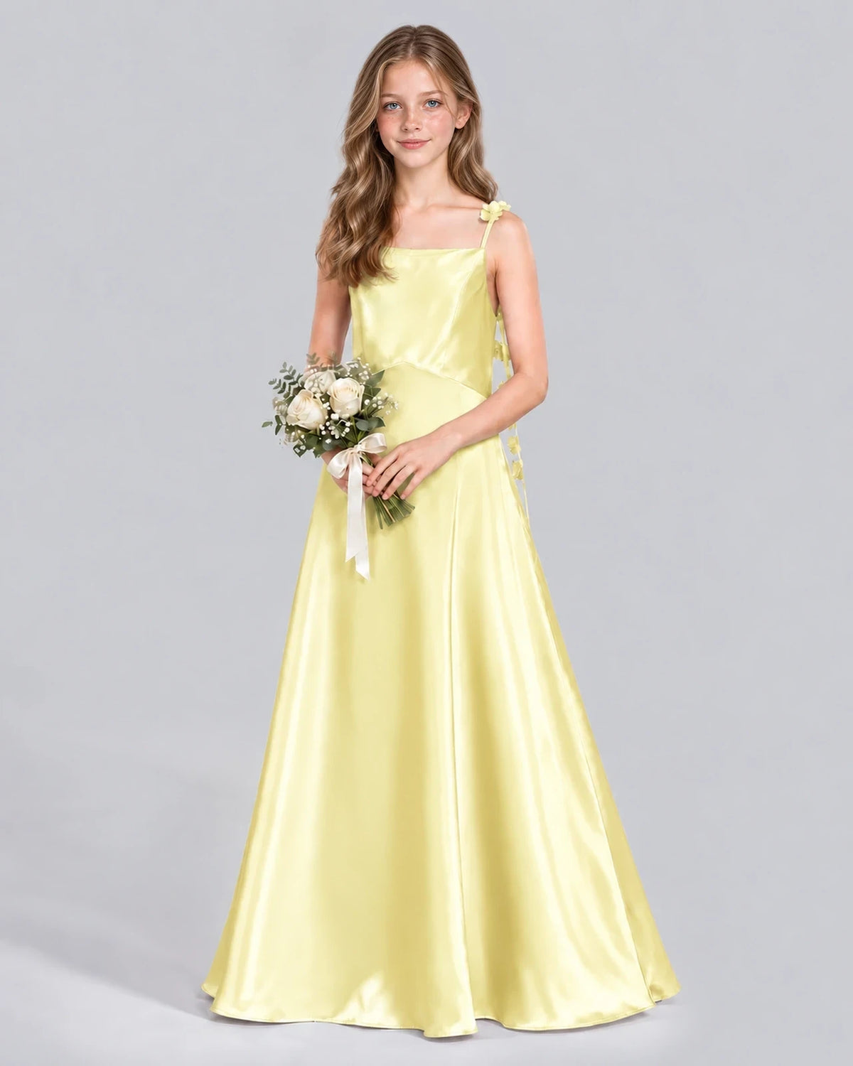 Daffodil A-line Junior Bridesmaid Dress Front