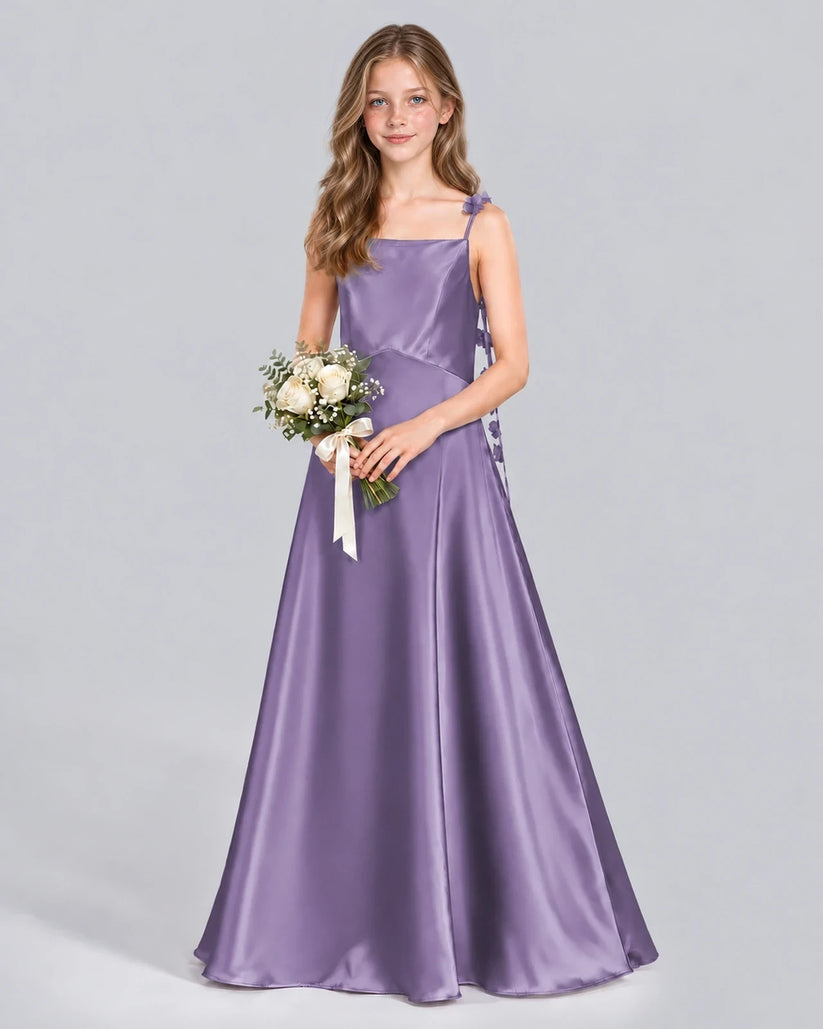 Wisteria A-line Junior Bridesmaid Dress Front
