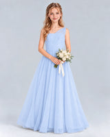Lavender Ball Gown Junior Bridesmaid Dress Front
