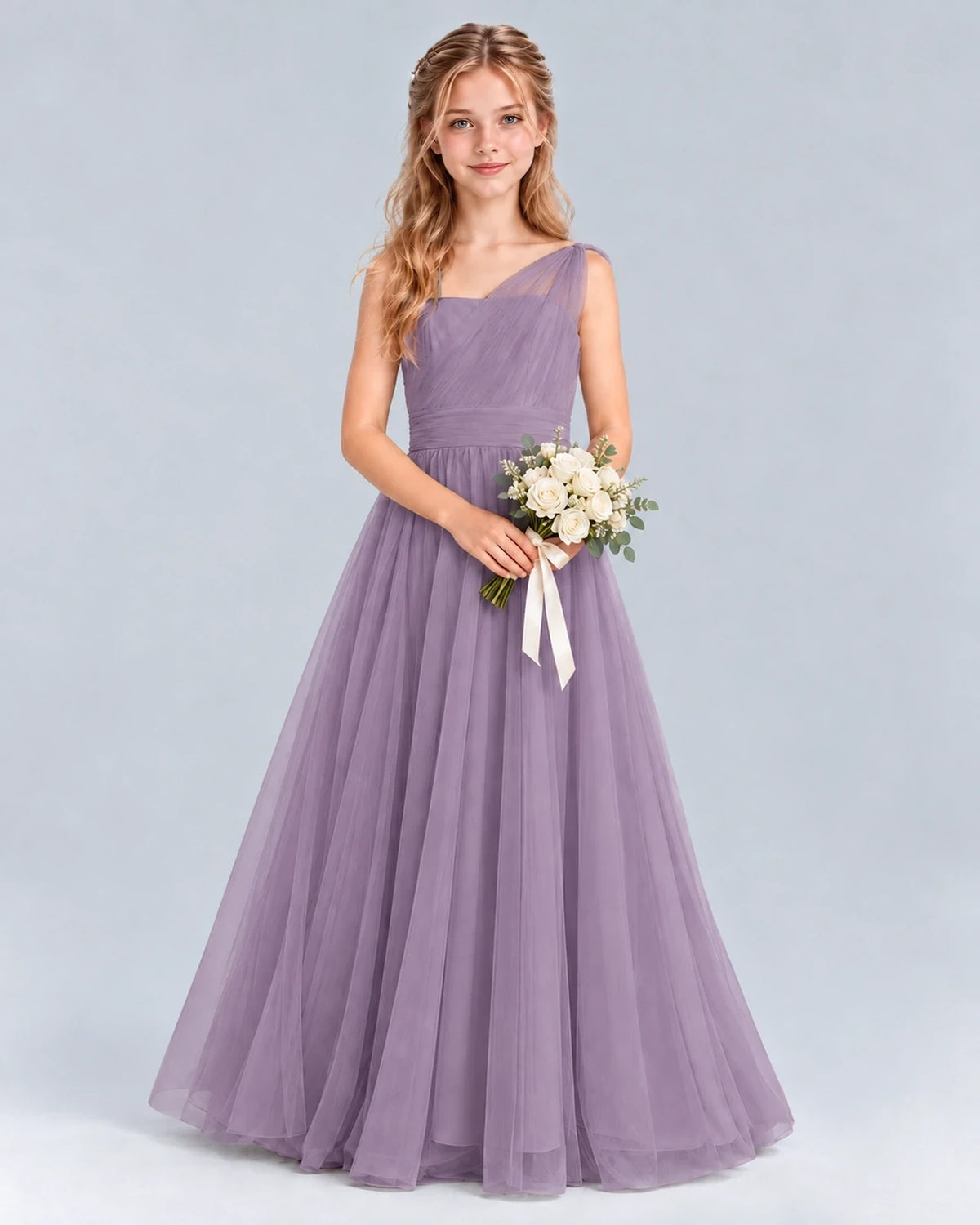 Wisteria Ball Gown Junior Bridesmaid Dress Front