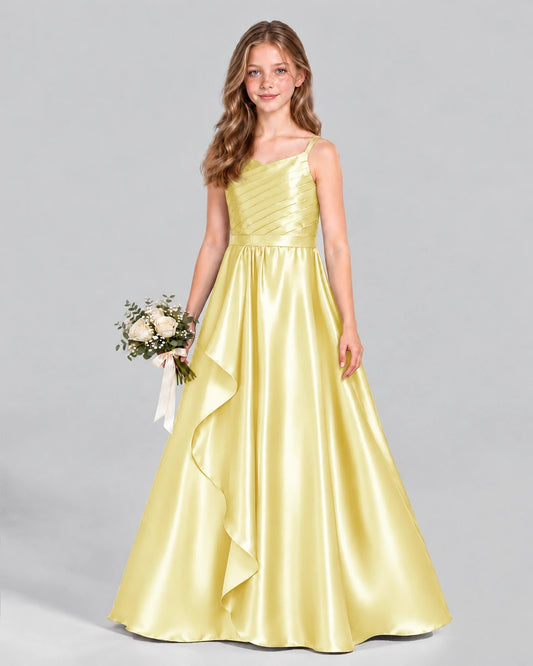 Daffodil A-line Junior Bridesmaid Dress Front