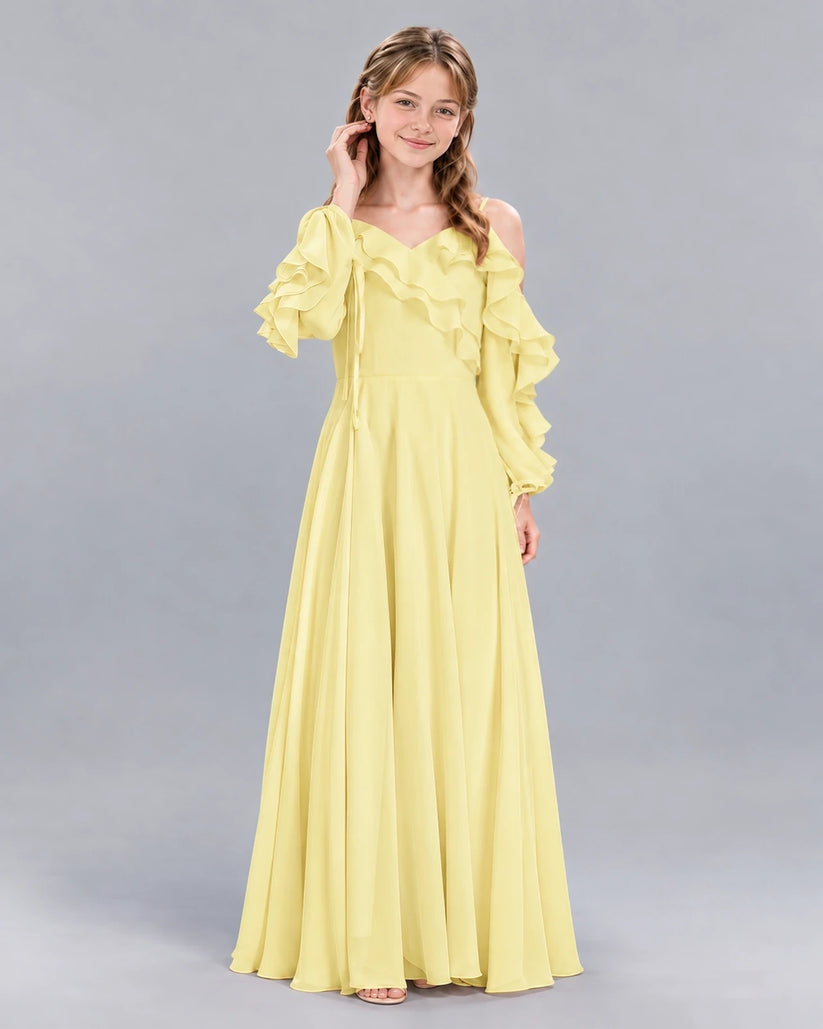Daffodil A-line Junior Bridesmaid Dress Front