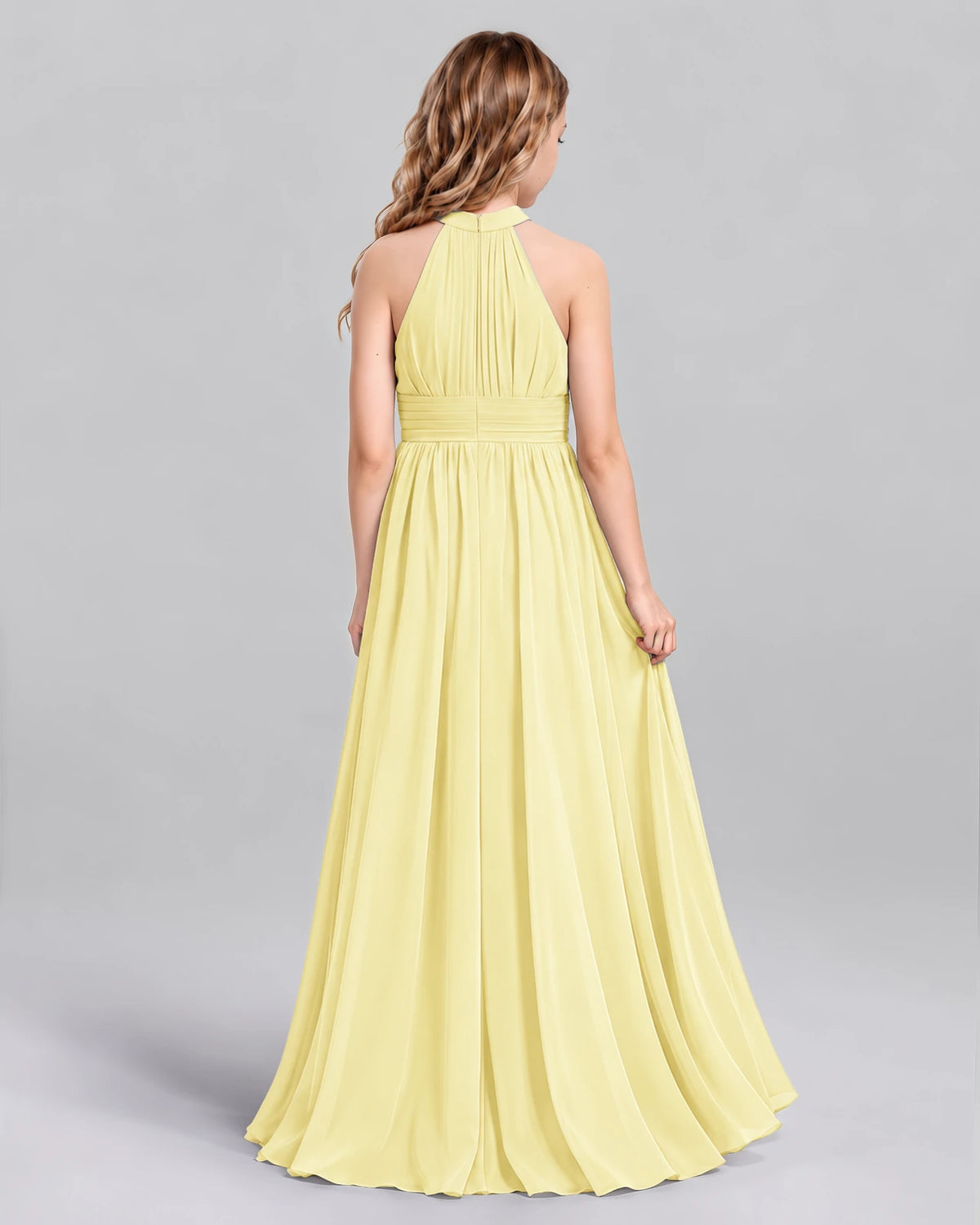 Daffodil A-line Junior Bridesmaid Dress Back [Shared]