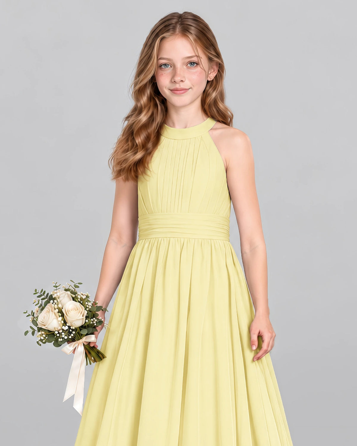Daffodil A-line Junior Bridesmaid Dress Detail [Shared]