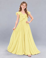 Daffodil A-line Junior Bridesmaid Dress Front