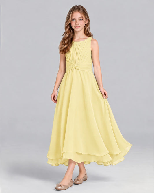 Daffodil A-line Junior Bridesmaid Dress Front