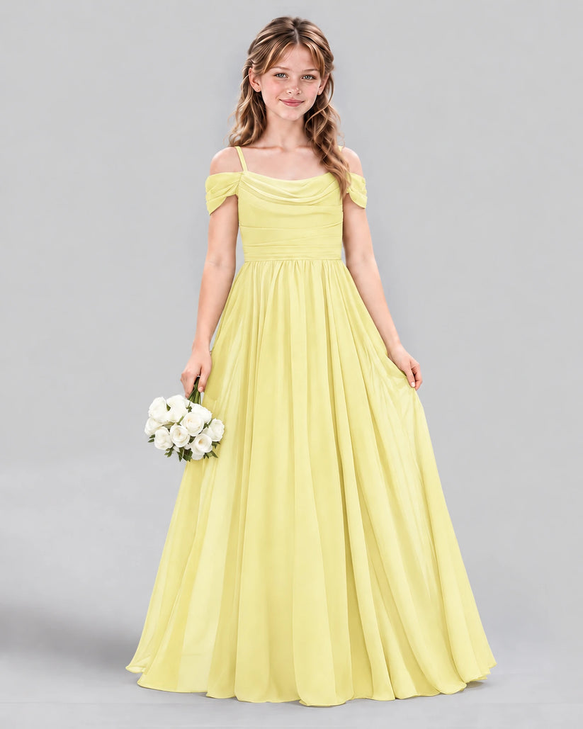 Daffodil A-line Junior Bridesmaid Dress Front