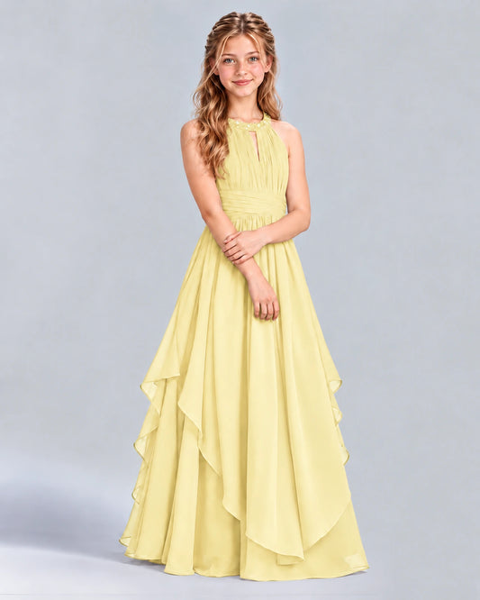 Daffodil A-line Junior Bridesmaid Dress Front