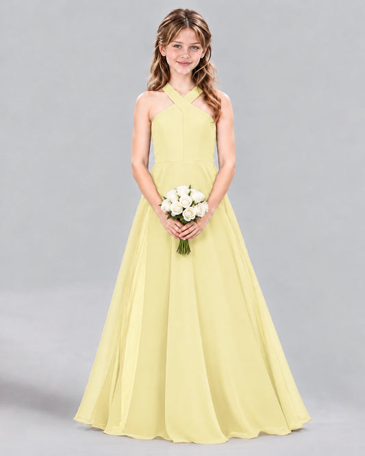 Daffodil A-line Junior Bridesmaid Dress Front