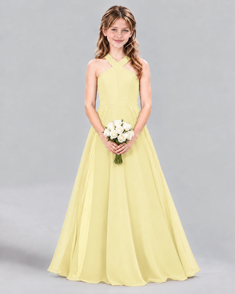 Daffodil A-line Junior Bridesmaid Dress Front