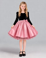 Pink A-line Girls Formal Dress Front