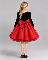 Red A-line Girls Formal Dress Back [Shared]