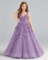 Wisteria Ball Gown Girls Formal Dress Front