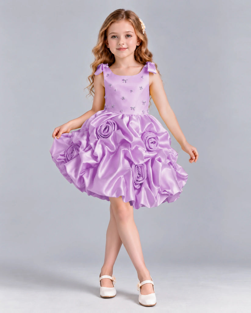 Lilac Ball Gown Girls Formal Dress Pose [Shared]