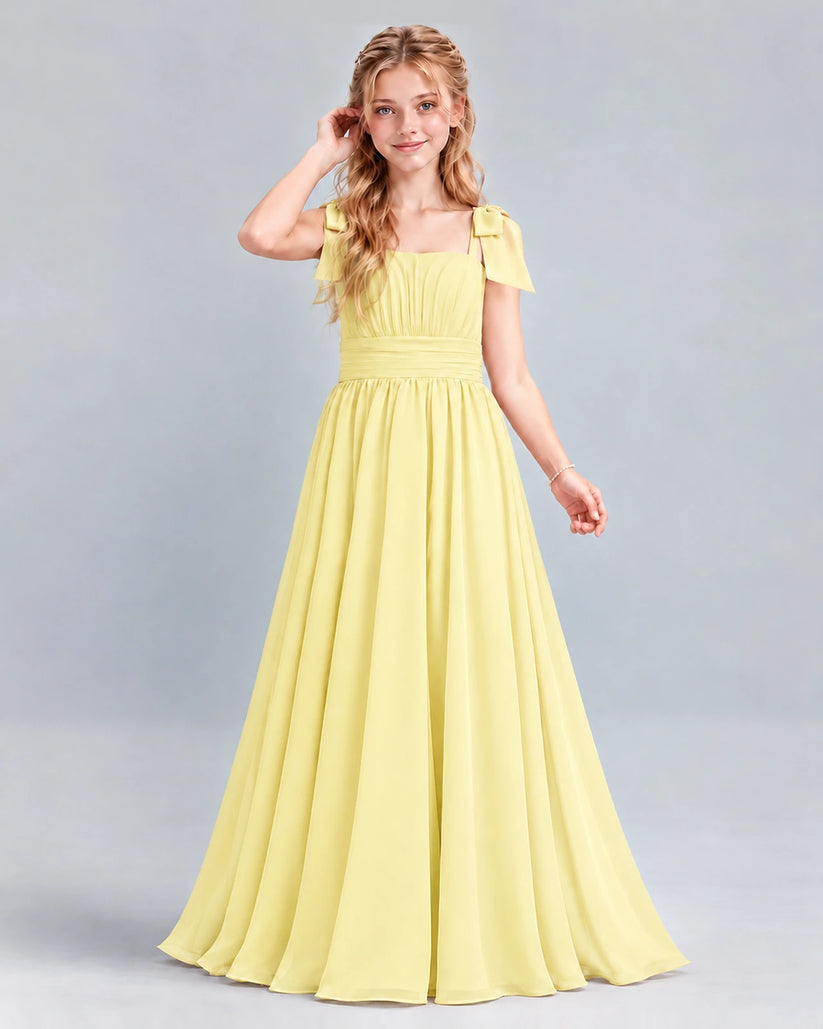 Daffodil A-line Junior Bridesmaid Dress Front
