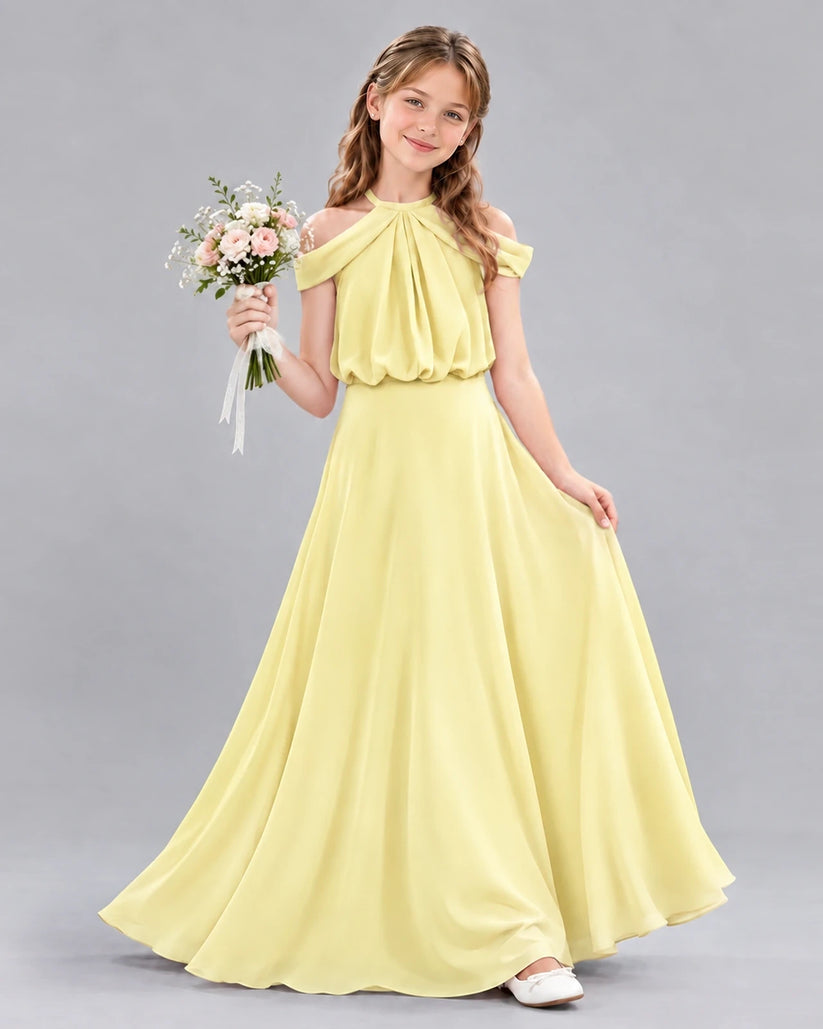Daffodil A-line Junior Bridesmaid Dress Front