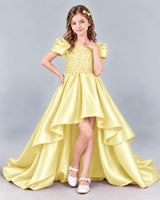 Daffodil Ball Gown Girls Formal Dress Front