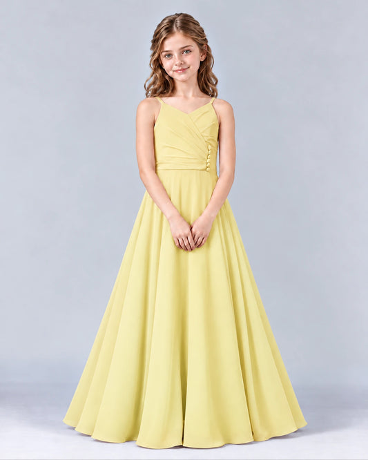 Daffodil A-line Junior Bridesmaid Dress Front