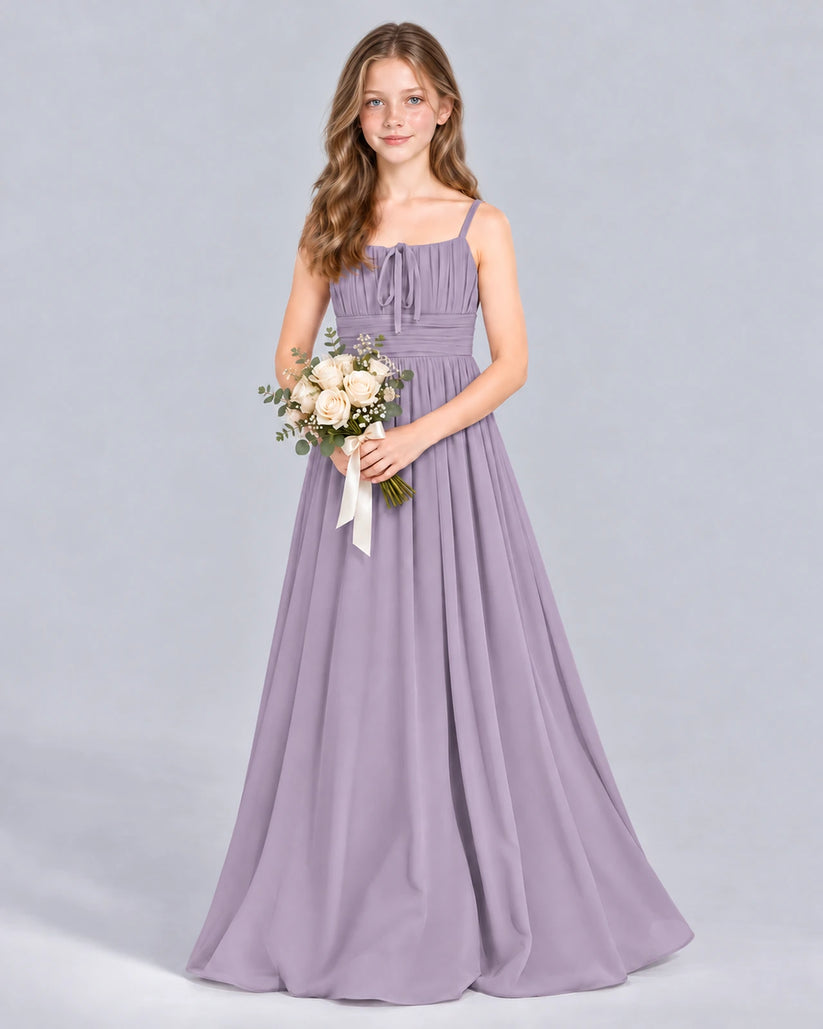 Wisteria A-line Junior Bridesmaid Dress Front