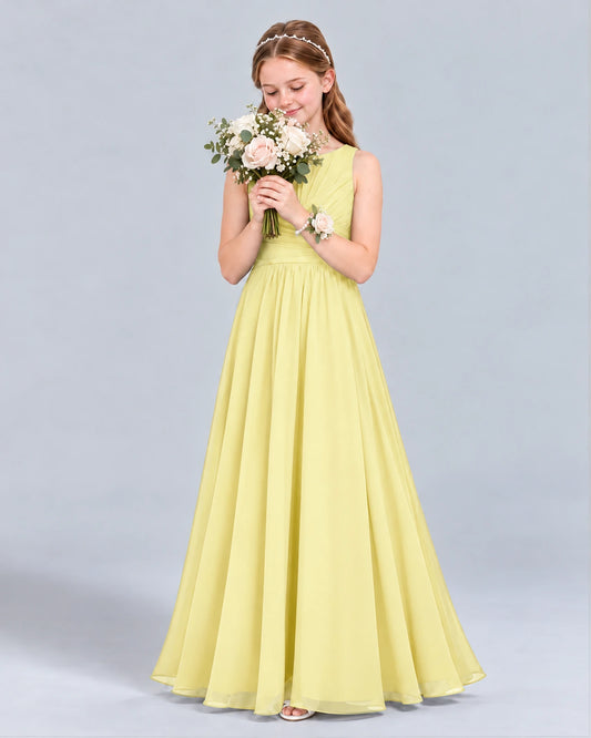 Daffodil A-line Junior Bridesmaid Dress Front