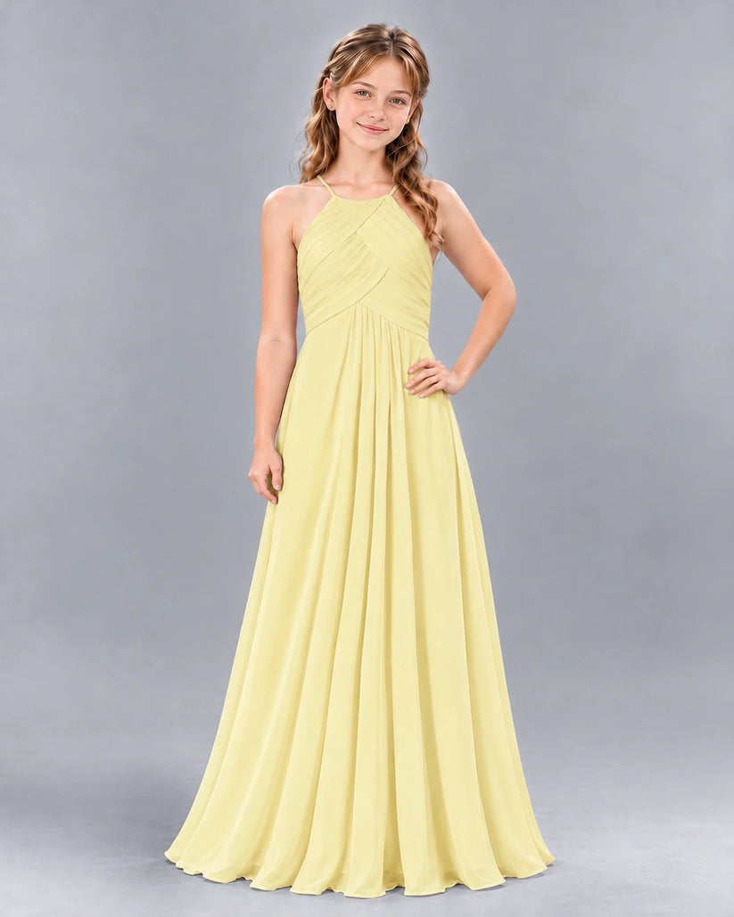 Daffodil A-line Junior Bridesmaid Dress Front