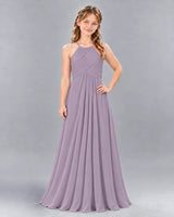 Wisteria A-line Junior Bridesmaid Dress Front