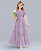 Wisteria A-line Junior Bridesmaid Dress Front