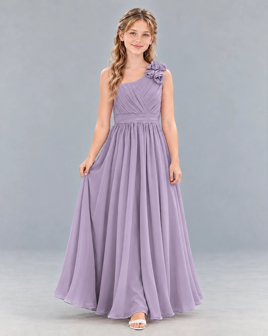 Wisteria A-line Junior Bridesmaid Dress Front