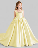 Daffodil Ball Gown Girls Pageant Dresses Side