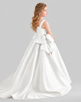 Ivory Ball Gown Girls Pageant Dresses Pose