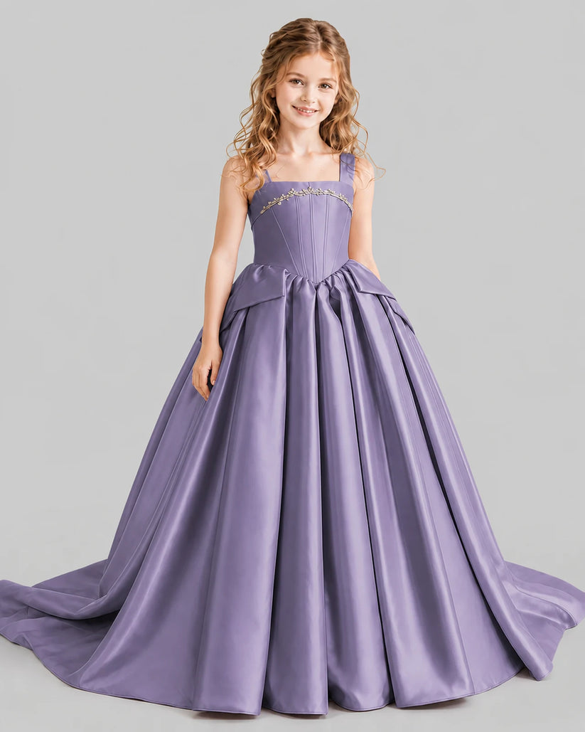 Wisteria Ball Gown Girls Pageant Dresses Front