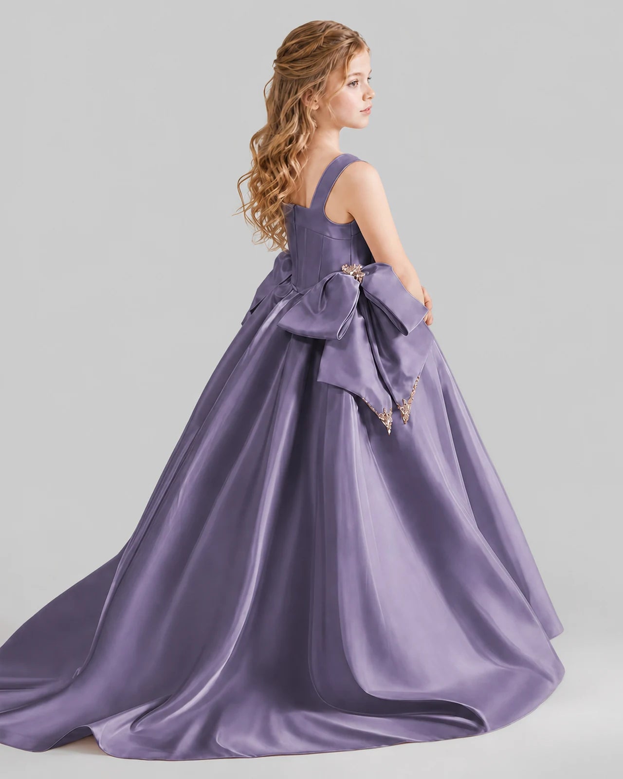 Wisteria Ball Gown Girls Pageant Dresses Pose