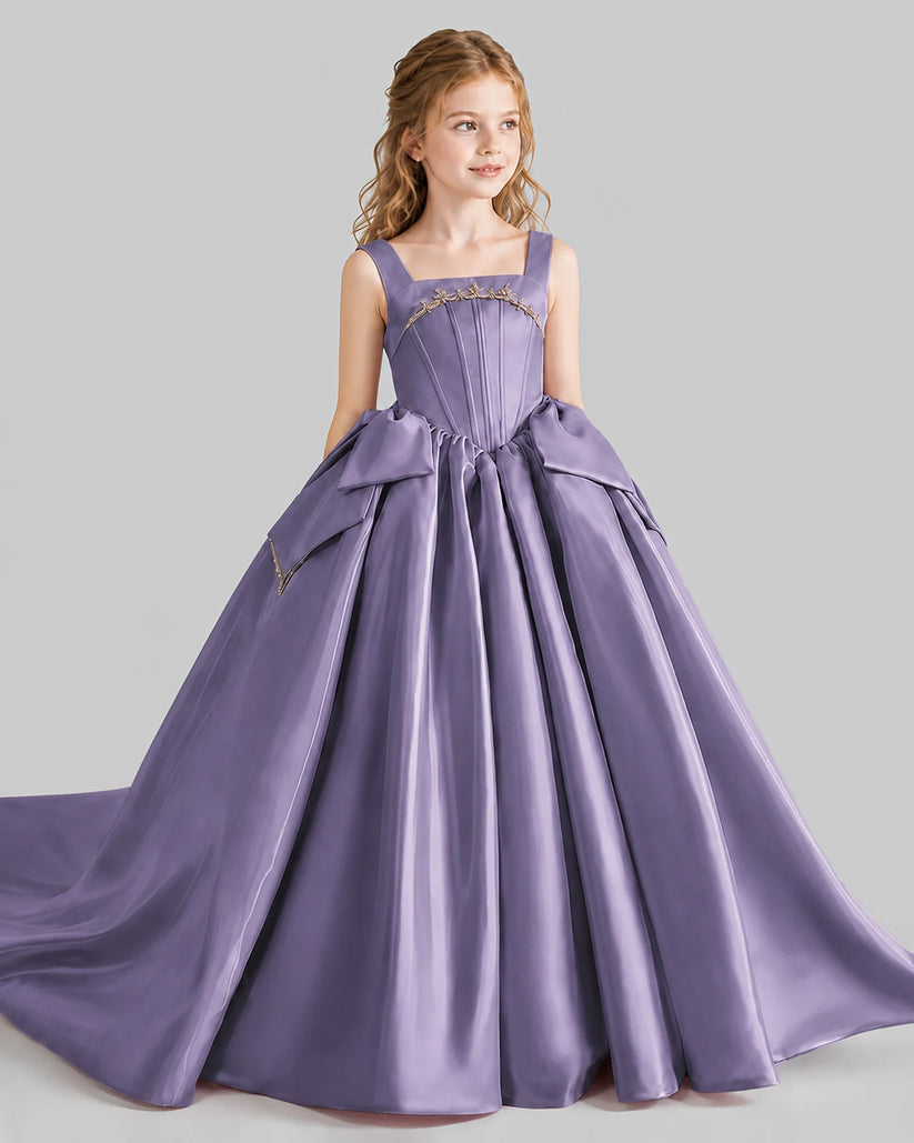 Wisteria Ball Gown Girls Pageant Dresses Side