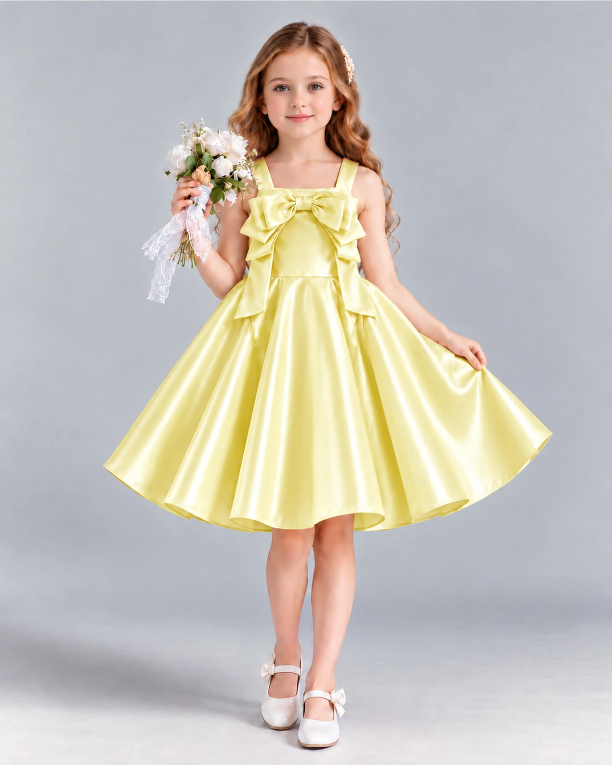 Daffodil A-line Girls Formal Dress Front