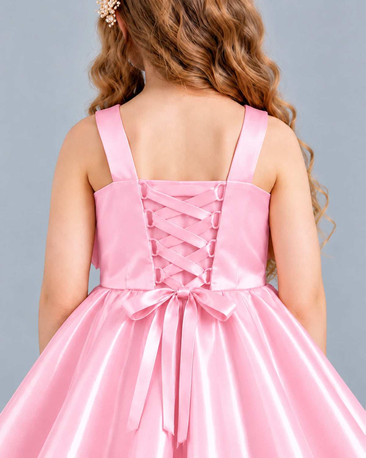 Pink A-line Girls Formal Dress Back_Detail [Shared]