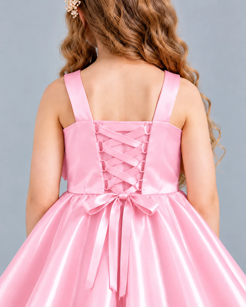 Pink A-line Girls Formal Dress Back_Detail [Shared]