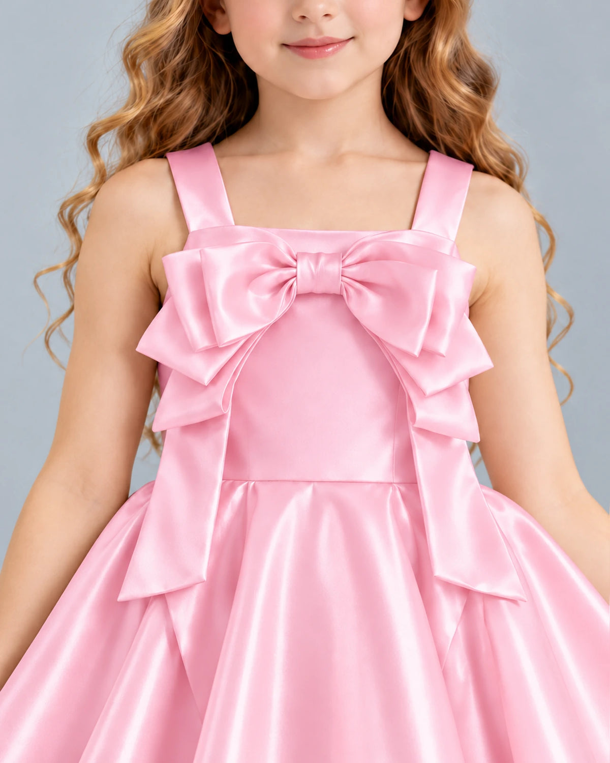 Pink A-line Girls Formal Dress Detail [Shared]