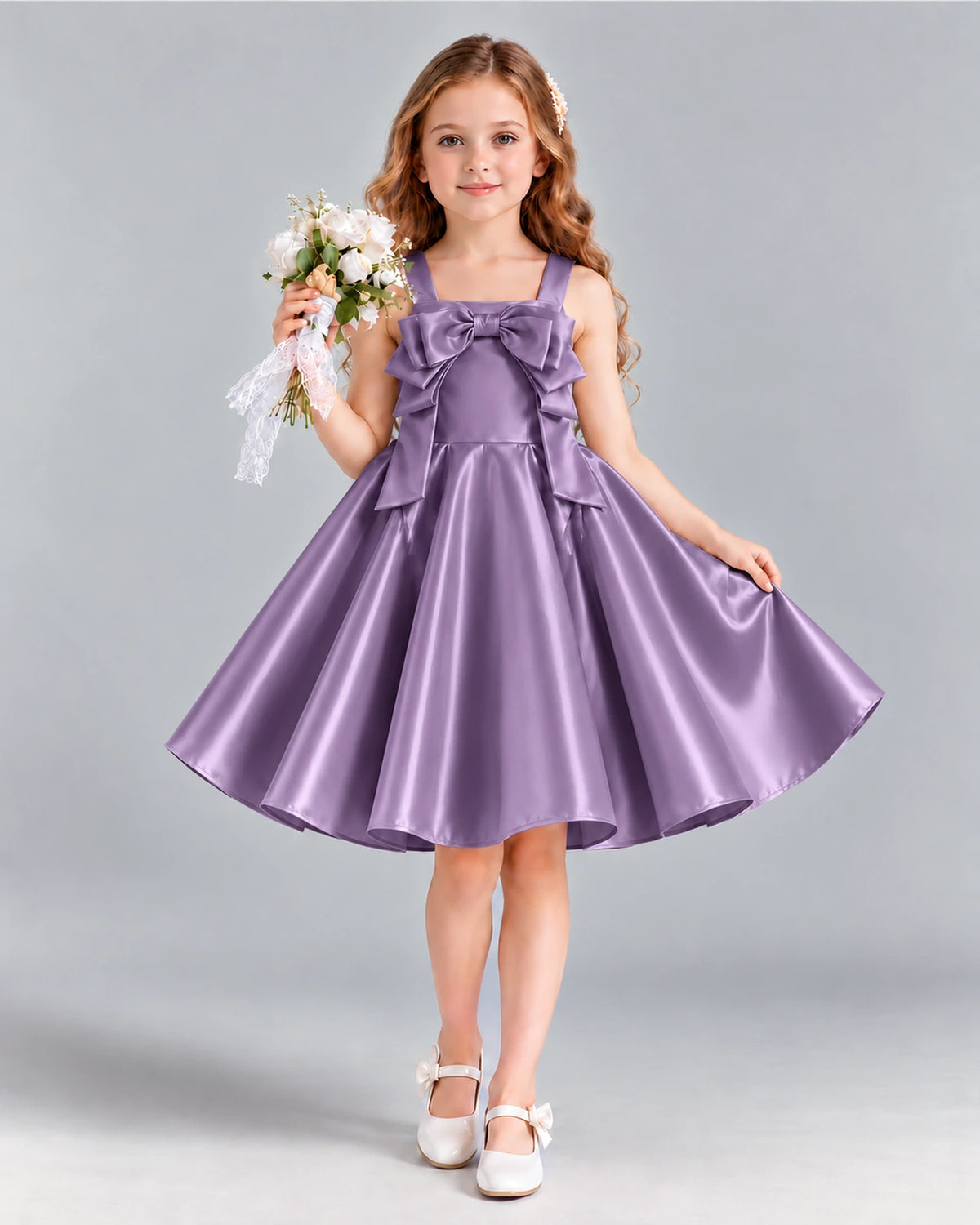 Wisteria A-line Girls Formal Dress Front