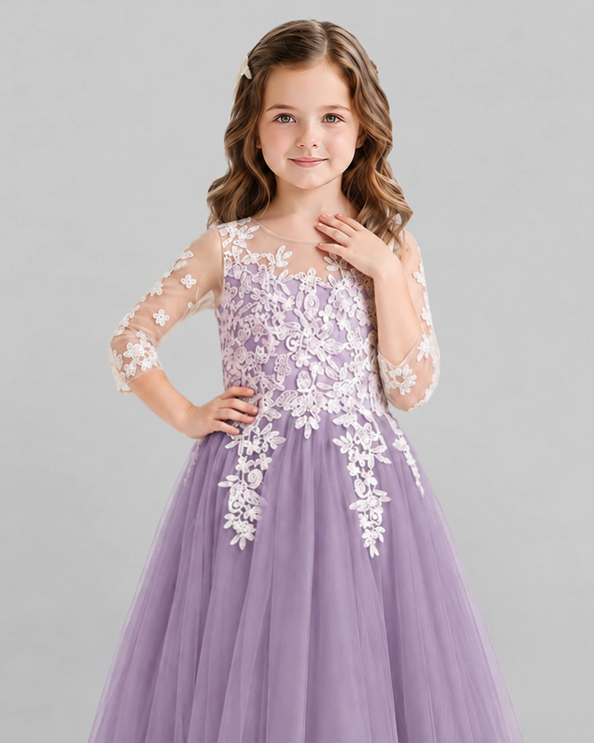 Wisteria A-line Girls Formal Dress Detail [Shared]