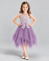 Wisteria A-line Girls Formal Dress Front