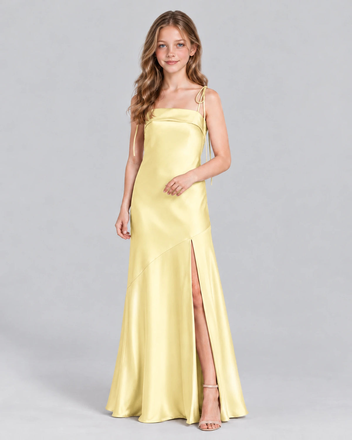 Daffodil A-line Junior Bridesmaid Dress Front